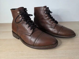 Thursday Boot Co Captain Storm King Brown Leather Boots Tobacco Mens Size US 9.5 - Picture 1 of 17
