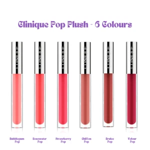 Clinique Pop Plush Creamy Lip Gloss 3.4ml Brand New Unboxed - 6 Options Make-up - Picture 1 of 7