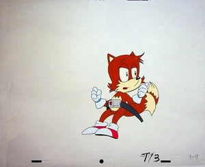 Avventure di Sonic il Riccio 1992 Produzione Animazione Cel DIC - Foto 1 di 2