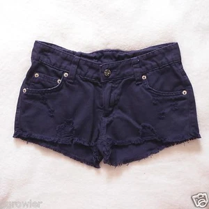 Carmar lila Distressed Denim Shorts Größe 00 158 $ - Bild 1 von 1
