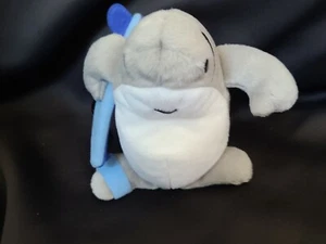 Crazy Shirts Surfing Shark Plush Hawaii Souvenir Grey White Surfboard - Picture 1 of 6
