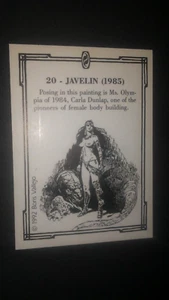 BORIS VALLEJO FANTASY ART 1992 #20- Javelin 1985L@@K! - Bild 1 von 2