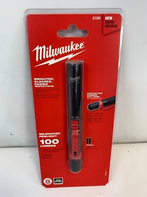 NEW Milwaukee Tool 2105 Penlight, 100 Lumens, Led, Removable Clip - Image 1 of 4