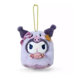 Sanrio Kuromi Plush Keychain ( Candy Ghost ) Halloween Japan NEW - Picture 1 of 3