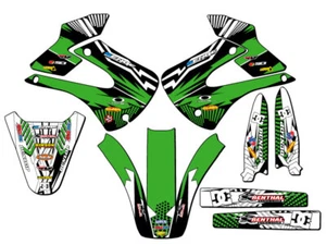 2001-2013 KX 85 MAYHEM Green Senge Graphics Kit compatible con Kawasaki - Imagen 1 de 10