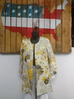 Chaqueta Plumero 3 Hermanas S Túnica Larga Abierta, Elegante Abrigo EE. UU. 6192 3S715 Foto 1 de 3