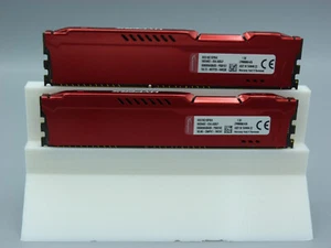 2x 4GB Kingston Hyper X Fury HX318C10FR/4 8GB DDR3 1866MHz PC3-14900U PC RAM Kit - Bild 1 von 2