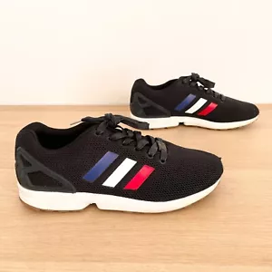 Adidas Zx Flux Sneakers Sports Shoes Black Tricolor Mens Size US 10 UK 9.5 FR 44 - Picture 1 of 11