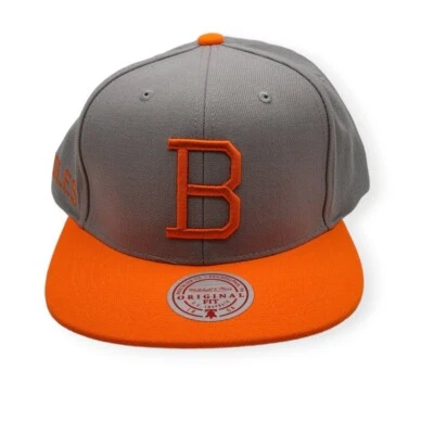 Mitchell & Ness Baltimore Orioles Away Coop 2 Tone Adjustable Snapback Hat Cap - Image 1 of 4