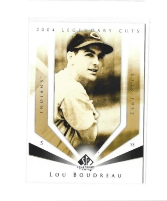 2004 SP Legendary Cuts #71 Lou Boudreau NMMT - Image 1 of 2
