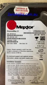 STM3250310AS Maxtor Donor Hard Drive 3.AAC, 6RY4 - Picture 1 of 1
