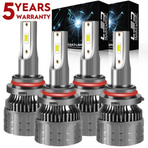 For Toyota Sienna 2004-2010 LED Headlight White Bright High Low Beam Bulbs L1QC - Foto 1 di 8