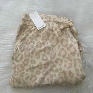 NEW wTag-SPLENDID Animal Jogger Pants L - Picture 1 of 3
