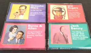 Groucho Marx Will Rogers Jack Benny Burns/Allen ( 4 Cassettes) Laughing Stock - Picture 1 of 9