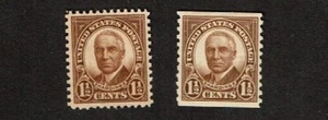 1930 U.S.Regular Issue 1 1/2c Brn Harding Reg & Coil Sc#684/6 M/NH/H/OG - Picture 1 of 1