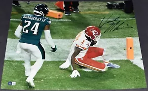 JERRICK MCKINNON SIGNED KANSAS CITY CHIEFS SUPER BOWL LVII 16x20 PHOTO BECKETT - Picture 1 of 1