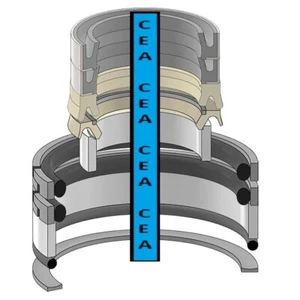 Kit de sello de cilindro de pluma retroexcavadora 1542919C2 se adapta a estuche 580SL 580 Super L - Imagen 1 de 1