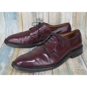 RARE Allen Edmonds Stafford 9375 Plain Toe Blucher Dress Shoes Mens Size 10 C - Picture 1 of 10