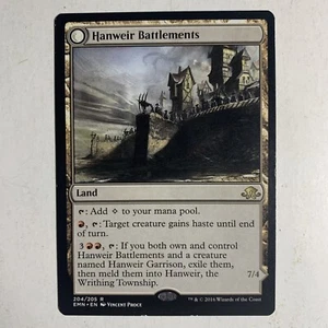 MTG Hanweir Battlements / Hanweir the Writhing Township Top 204/205 - Picture 1 of 10