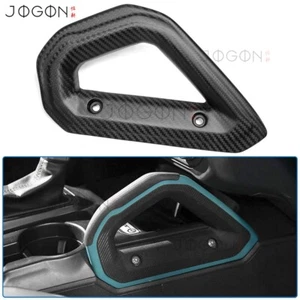 For Ford Bronco Raptor 2021-2025 Center Console Grab Handle Cover Matte Carbon - Foto 1 di 10