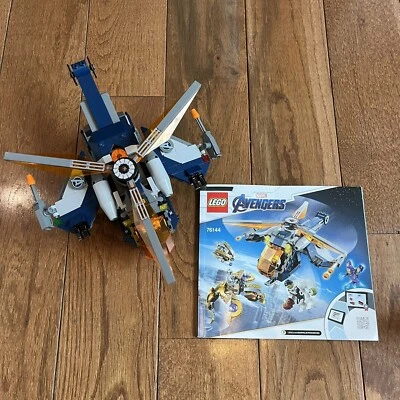 LEGO Marvel AVENGERS HELICOPTER, Black Widow Minifigure, & Instructions - 76144 - Image 1 of 4
