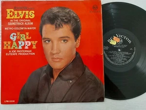 VINYL LP 12" ELVIS PRESLEY - GIRL HAPPY *1ST. PRESS/BLACK R.C.A* MADE IN ISRAEL - Bild 1 von 2