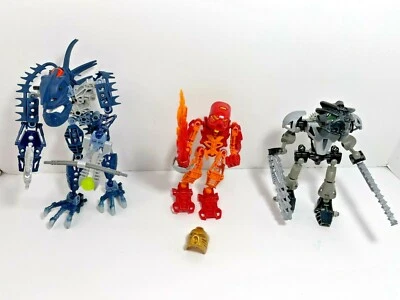 LOTE LEGO Bionicle: Onua Nuva 8566 + Tahu 7116 + Vezok 8902 Foto 1 de 4