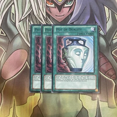 BP01-EN046 x3 Pot of Duality Black Rare Excellent Condition Yugioh - Image 1 of 2