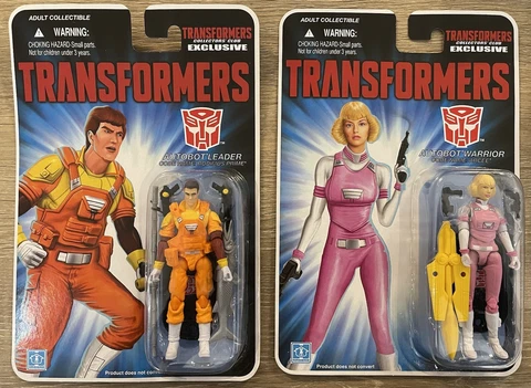 GI Joe Transformers RODIMUS PRIME Autobot WARRIOR ARCEE Club Exclusive MOSC Lot Cover