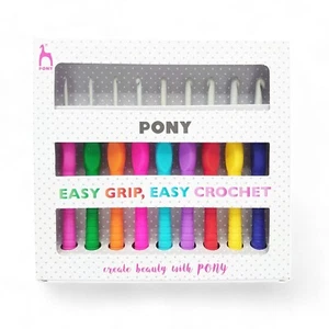Set GANCI UNCINETTO Pony Alluminio Colore Morbido Manico Facile Impugnatura Confezione 2mm-6mm - Foto 1 di 4