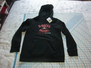 YOUTH NEW ERA MEDIUM BLACK MLB DIAMONDBACKS HOODIE - NWT - Picture 1 of 3