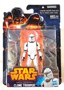 Star Wars Episode II Saga Legends Clone Trooper 3,75" Actionfigur, 2013 - Bild 1 von 3