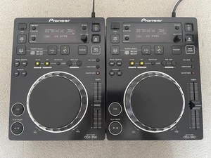 Pioneer DJ CDJ‑350 Pair Black Compact DJ Multi Player USB and CD Playback Tested - Picture 1 of 24