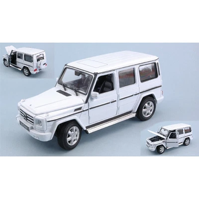 MERCEDES G-CLASS WHITE 2014 1:24-27 Welly Auto Stradali Modellino Nuovo - Immagine 1 di 4