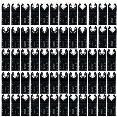 100x Oscillating Multi Tool Saw Blades Set Carbide Metal Wood Cutting Accessorie - Image 1 of 4