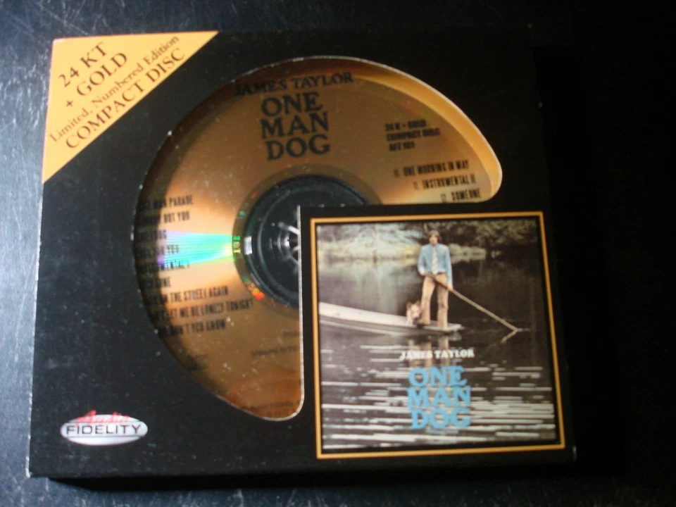 JAMES TAYLOR ONE MAN DOG 24 KT GOLD CD LIMITED EDITION - Image 1 of 2