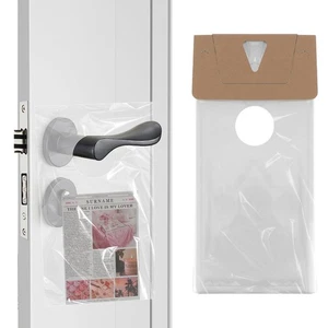 HOFURME 500er Pack Türhänger Taschen 5,82” x 12,4”, Klar Türhänger Taschen Schutz... - Bild 1 von 7