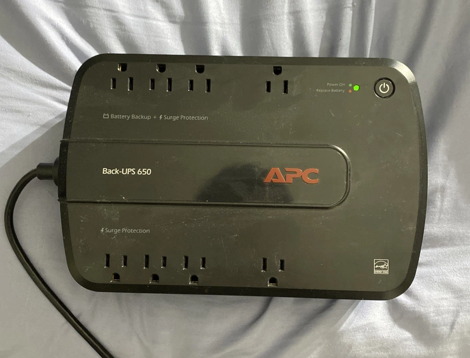 APC BE650G1 650VA 390W Back-UPS with 8-Outlet - Image 1 of 4