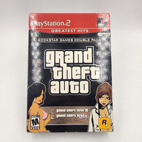 Grand Theft Auto Double Pack PlayStation2 (PS2) Greatest Hits