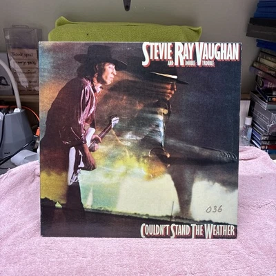 STEVIE RAY VAUGHAN - Couldn't Stand the Weather - LP 1984 Epic FE 3904 Stering - Image 1 of 4