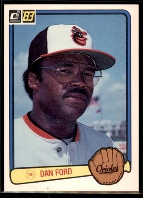 1983 Donruss Dan Ford #509 Baltimore Orioles - Image 1 of 2