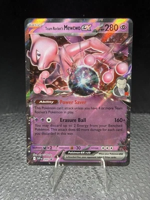 Team Rocket's Mewtwo ex 205 Sv: Scarlet & Violet Promo Cards Holo - Image 1 of 2