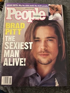 People Weekly Magazine 30. Januar 1995 Brad Pitt Sexiest Man Alive Cover - Bild 1 von 10