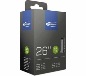 Schwalbe Fahrrad Schlauch AV13 26 Zoll 40/62-559 AV 40mm Reifen Autoventil MTB - Bild 1 von 3