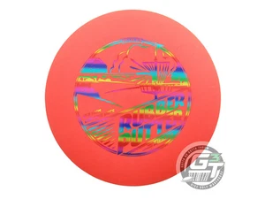 NOS Lightning X-OUT SureGrip Rubber Putter 178g Orange Rainbow Foil Putter Disc - Picture 1 of 2