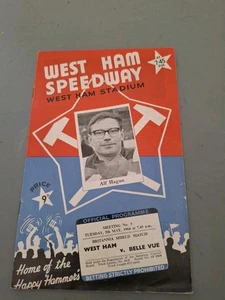 1964 Speedway Programme West Ham V Belle Vue - Picture 1 of 1