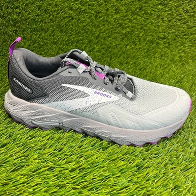 Brooks Cascadia 17 Mujer Talla 9D Gris Púrpura Zapatos Atléticos para Correr Tenis Foto 1 de 4