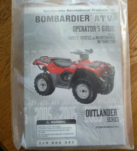 NEW 2005 05 BOMBARDIER OUTLANDER SERIES ATV OPERATORS GUIDE 219000341 O579-4 - Picture 1 of 1