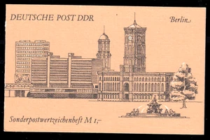 DDR Sondermarkenheftchen SMHD 47 a a, orange - Bild 1 von 1