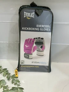 Brandneu Everlast EverCool Kickbox-Trainingshandschuhe 4403P pink, weiß & schwarz - Bild 1 von 7